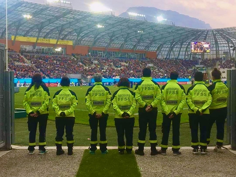 Poste de secours au Stade des Alpes, SSG, Sauveteurs Secouristes Grenoblois, FFSS38, Grenoble, DPS